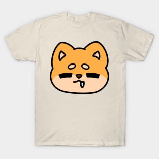 Drooling Shiba Face T-Shirt